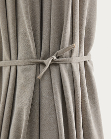 Бежевый зонт Milna с конструкцией из графитовой стали, диаметр 300 см