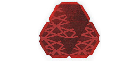 Красный ковер Piramide