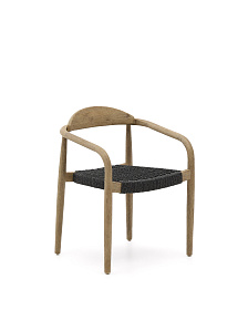 Кресло Glynis натуральный, черный