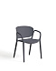 Уличный стул Ania темно-серый пластиковый