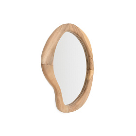 Selem Зеркало в деревянной раме с натуральной отделкой 68 x 44 см