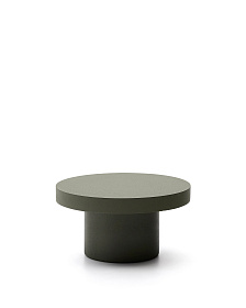 Aiguablava Журнальный столик зеленый цементный Ø90 см