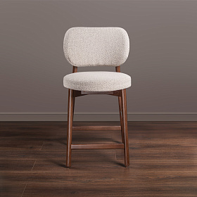 Полубарный стул Clemente ткань Loop 19, итальянский орех