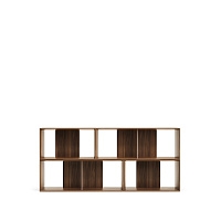 Litto Набор из 4 модульных полок из шпона орехового дерева 168 x 76 см