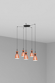 Люстра Retro 5L медная