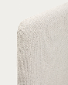 Изголовье Valma из жемчужного шенилла со съемным чехлом для кровати 90 x 200 см