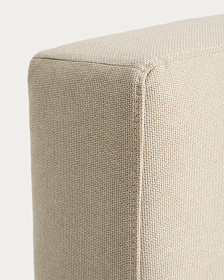 Изголовье Blok цвета экрю со съемным чехлом для кровати шириной до 180 см