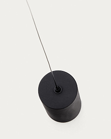 Система освещения Orey из черного металла с многопозиционным точечным светильником