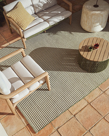 Ковер Ardelia бежево-зеленый из синтетического волокна 200 x 300