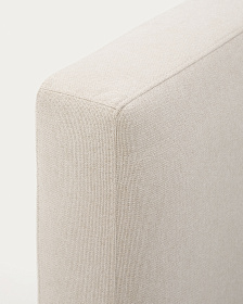 Кровать Blok бежевая со съемными чехлами под матрас 180 х 200 см