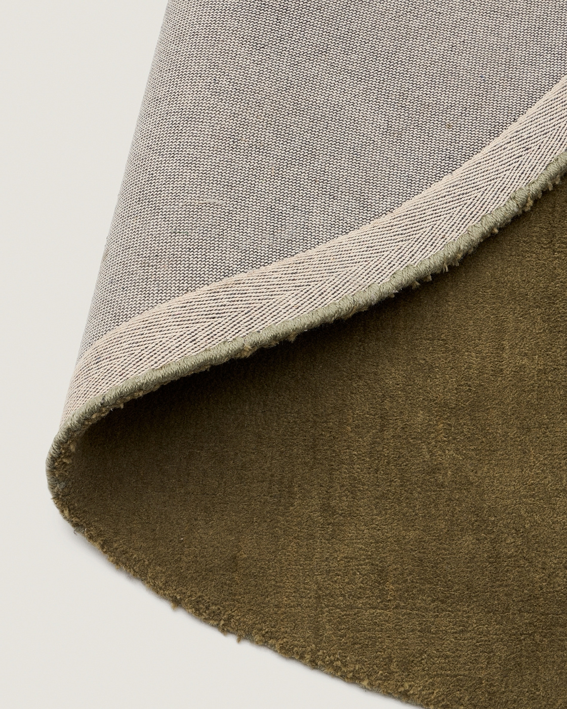 Empuries Круглый зеленый ковер Ø200 см