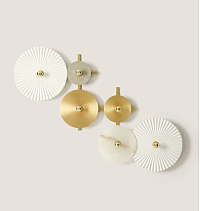 Бра Abby 6L золотое + диски 1096/35, 1097/20, 2x1132/50, 1038/25, 1038/35