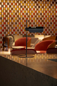 Настольная лампа Martinica черный 1xE27