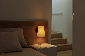 Бра Lupe черный/бежевый