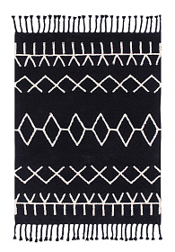 Ковер Берберский черный 140*200