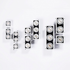 Mini Colin-1 Белый встраиваемый светильник 25Вт BREAD 20°