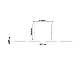 9118 Подвесной светильник MECA