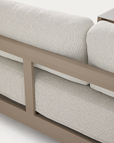 Комплект садовой мебели Nerano из алюминия цвета таупе