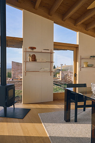 Sitra Модульная полка 3 шт из массива дуба с натуральной отделкой