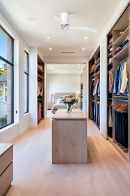 Потолочный вентилятор Mini Tube Fan LED мат. белый/прозрачный 128 см