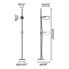 Торшер Martinica бежевый 1xE27