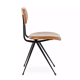 Sabina коричневый стул из экокожи