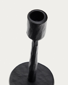 Nuvro Большой черный алюминиевый подсвечник