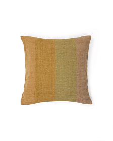 Чехол для подушки Taris из льна в горчичную полоску 50 х 50 см