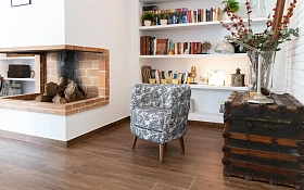 Кресло Peque Wood Legs ткань ALBERO 02 (S.5)