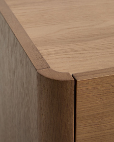 Тумба под ТВ Arelida из дубового шпона и массива дуба светло-коричневаф, 200 x 44 см