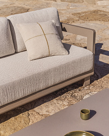 Комплект садовой мебели Nerano из алюминия цвета таупе