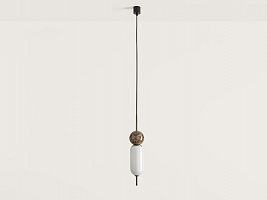 Подвес Anet бронзовый металл - коричневый мрамор