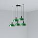 Подвесной светильник TATAWIN зеленый 5xE27