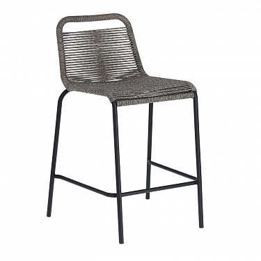 Полубарный стул Glenville 62 см серый
