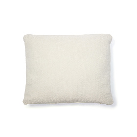 Подушка декоративная Martina из шенилла цвета экрю, 60 x 52 см