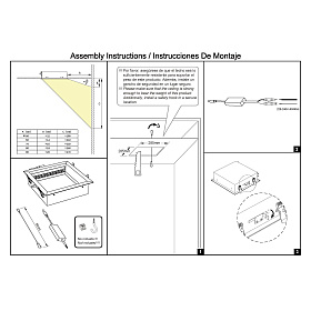 9093 Встраивамое светодиодное окно BLUE SKY