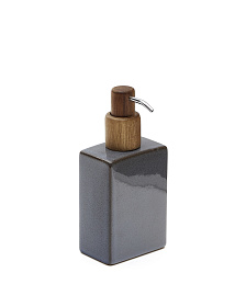 Silvet Дозатор для мыла из керамики сине-серого цвета