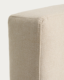 Изголовье Blok цвета экрю со съемным чехлом для кровати шириной до 180 см