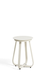 Уличный столик Tamaris из алюминия цвета экрю Ø48 см