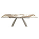 Раздвижной обеденный стол 1124/MC21087DT из мраморной керамики