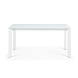 ATTA Стол 160 (220) x90 белое стекло