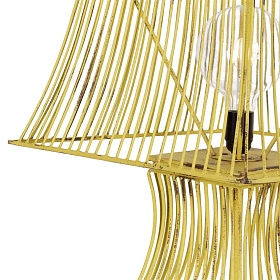 Желтая настольная лампа Simone