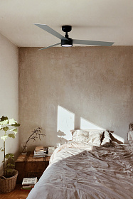 Вентилятор CRUISER L Ш1320mm черный / алюминиевый 3 P 18W LED CCT DIM