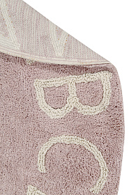 Ковер круглый Алфавит Round ABC (розовый) 150R