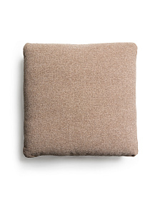 Подушка Blok из синели коричневого цвета, 60 x 60 см
