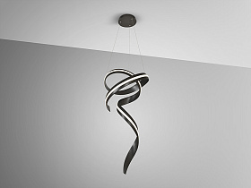 Amara Люстра вертикальная черный матовый