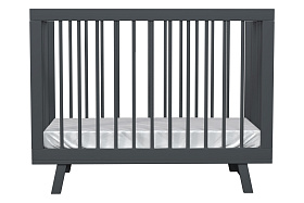 Кроватка для новорожденного Lillaland - модель Lilla Aria темно-серая