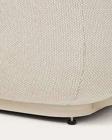 Уличный 3-х местный диван Tamaris из алюминия цвета экрю, 217 см