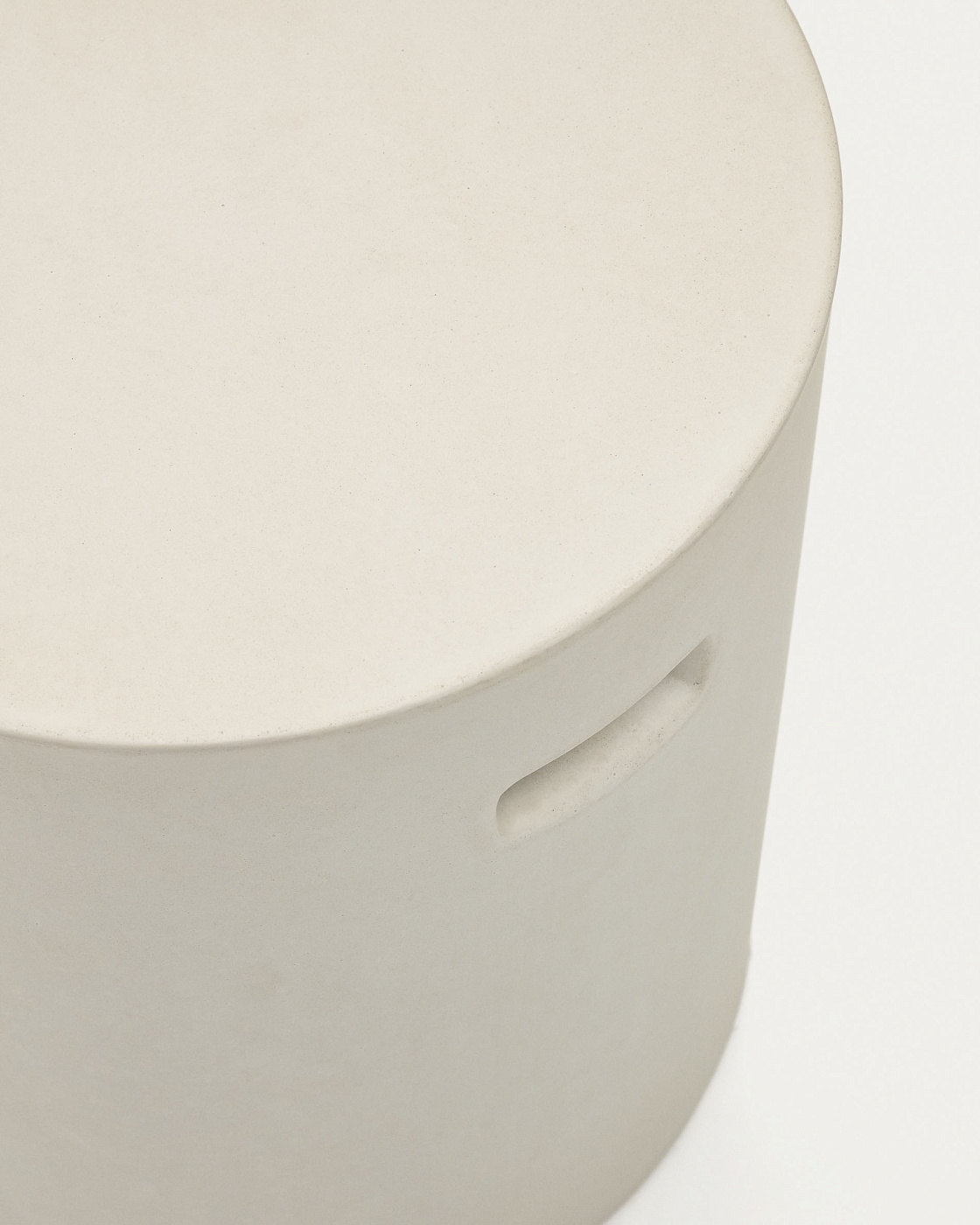 Aiguablava Подставка для ног из белого цемента Ø 37 см