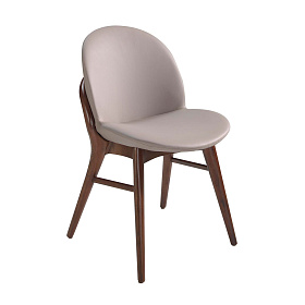 Стул CH19058/4107 с обивкой из экокожи и каркасом из массива ясеня